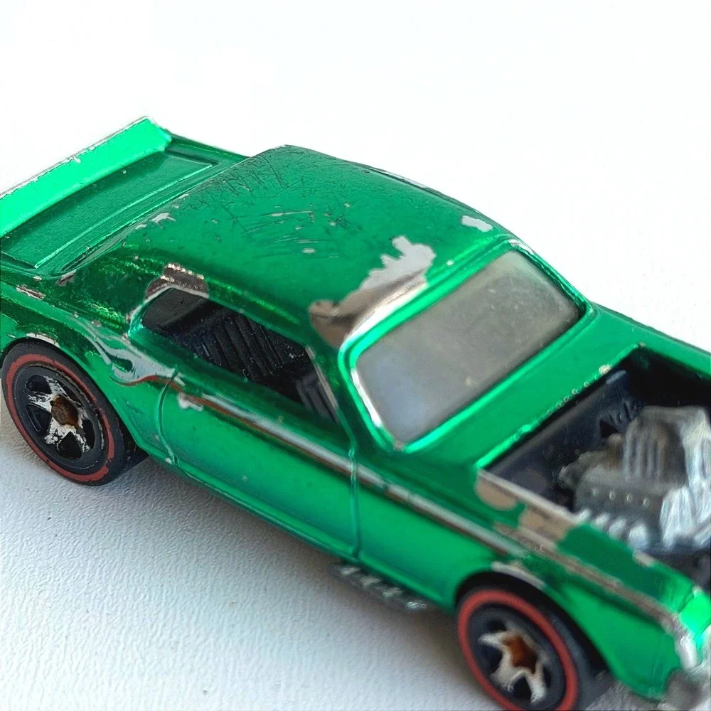 Vintage Hot Wheels 1967 Nitty Gritty Kitty Redline Car Green Rare Flames Custom‎